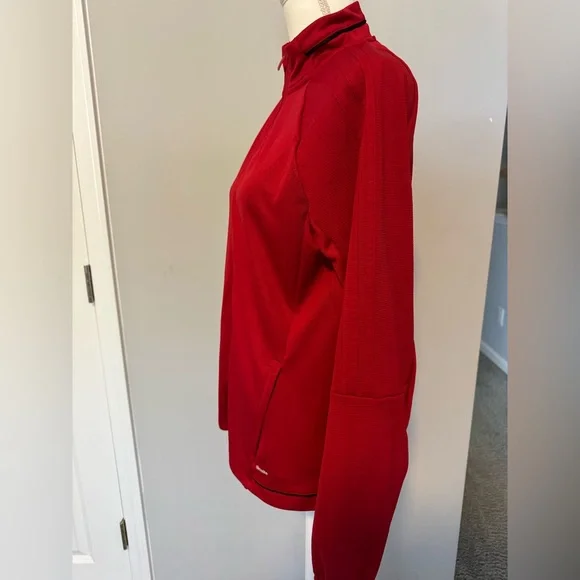 Adidas Women's Vibrant Red Jacket | Very Good Condition - Picture 6 of 10